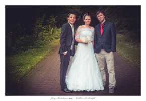 Das Brautpaar und der Fotograf Jörg
